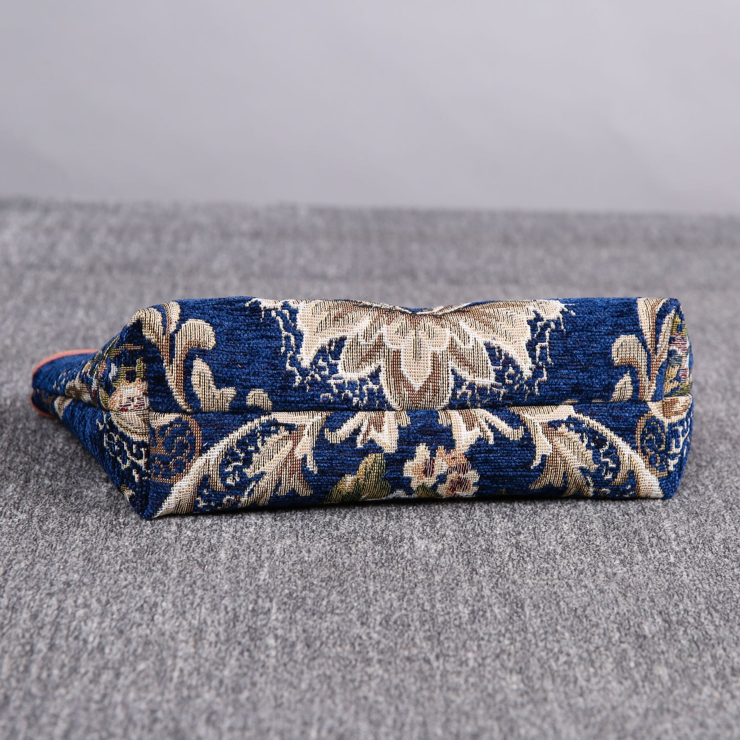 Carpet Makeup Bag Floral Blue