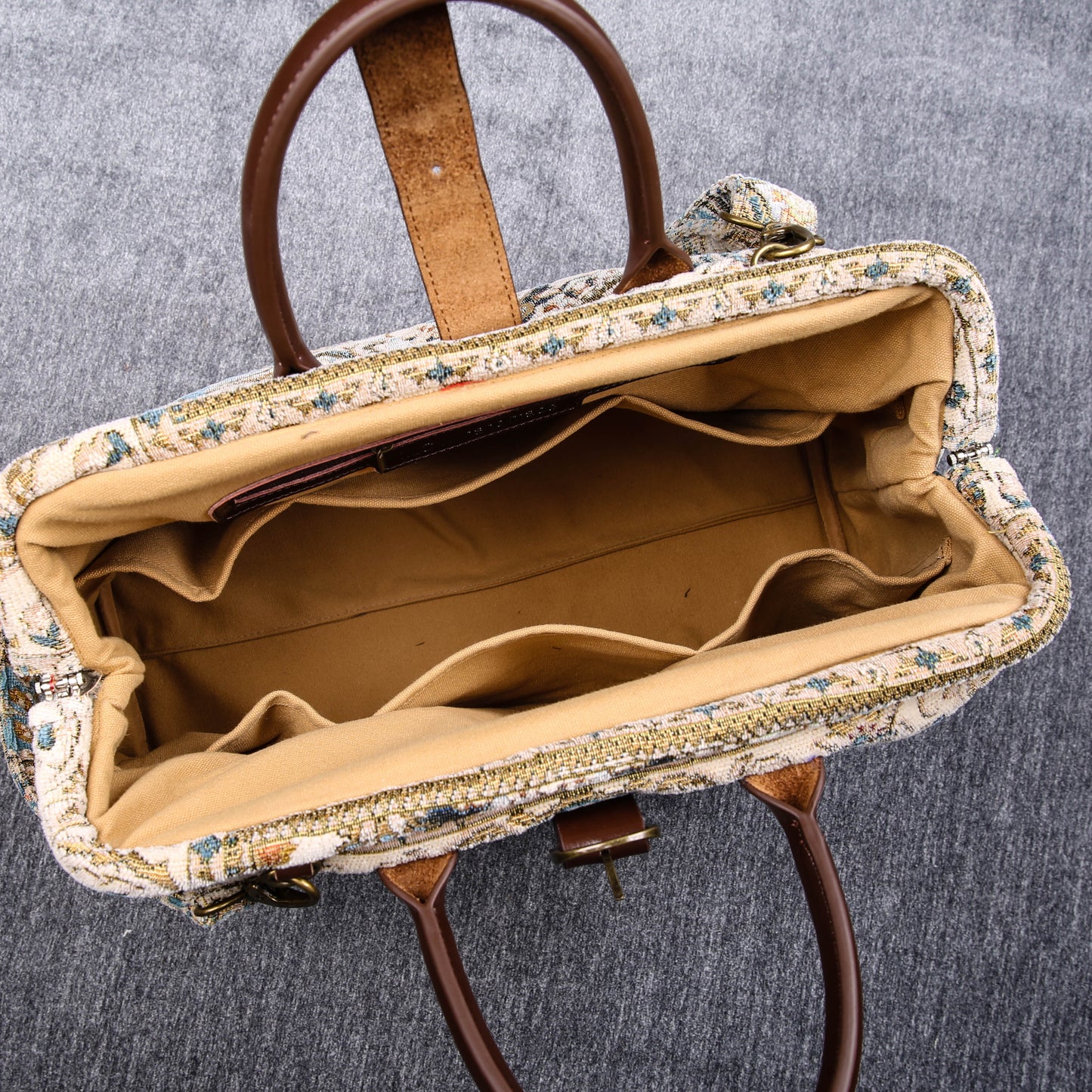 Mary Poppins Carpet Bag Golden Age Blue