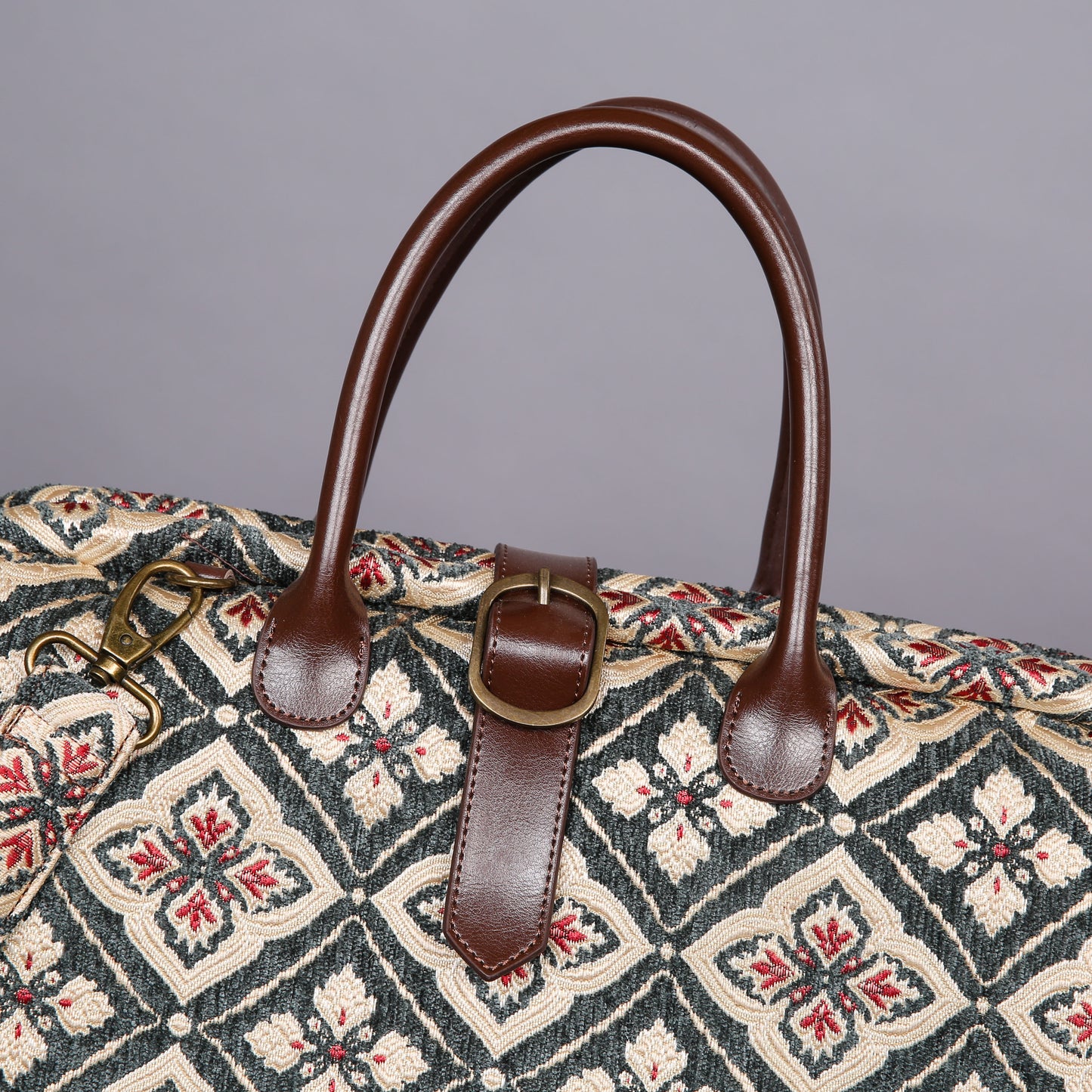 Mary Poppins Carpet Bag Ethnic Green