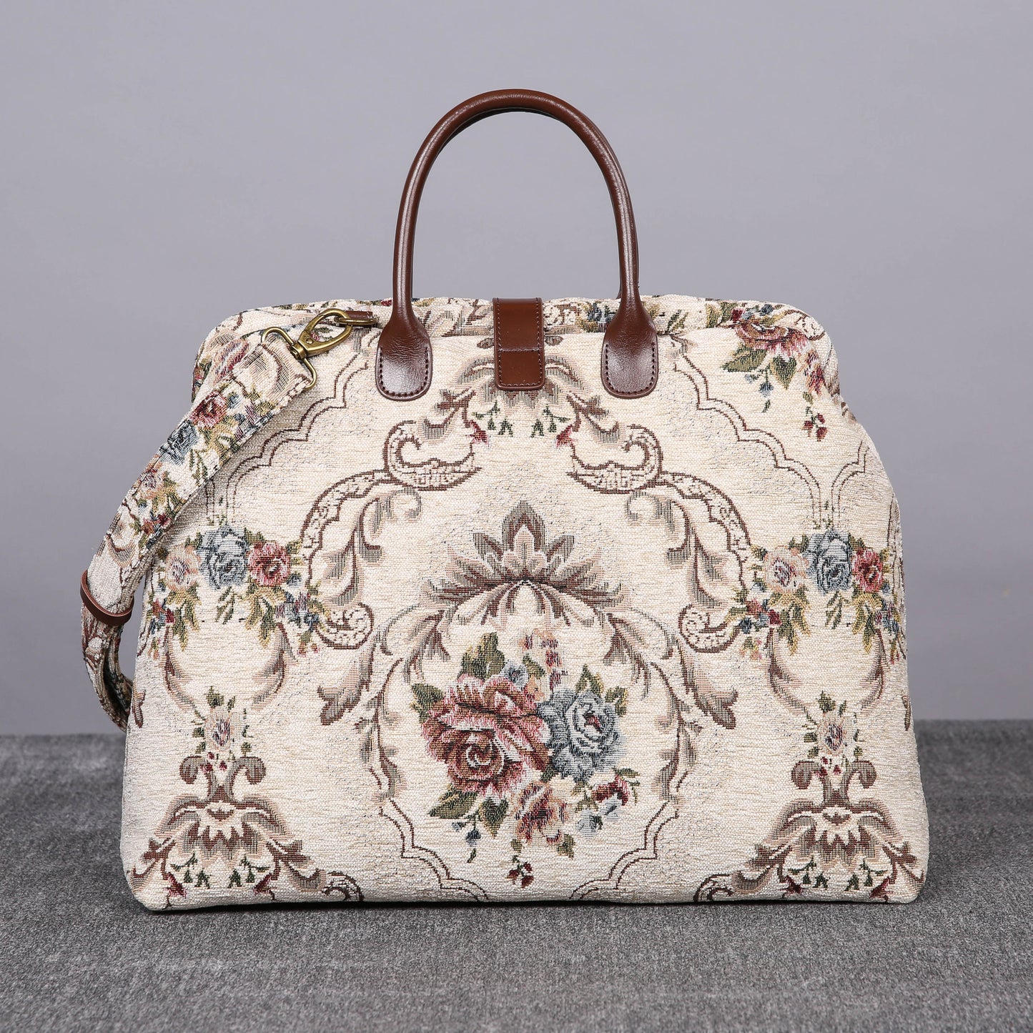 Mary Poppins Carpet Bag Floral Cream