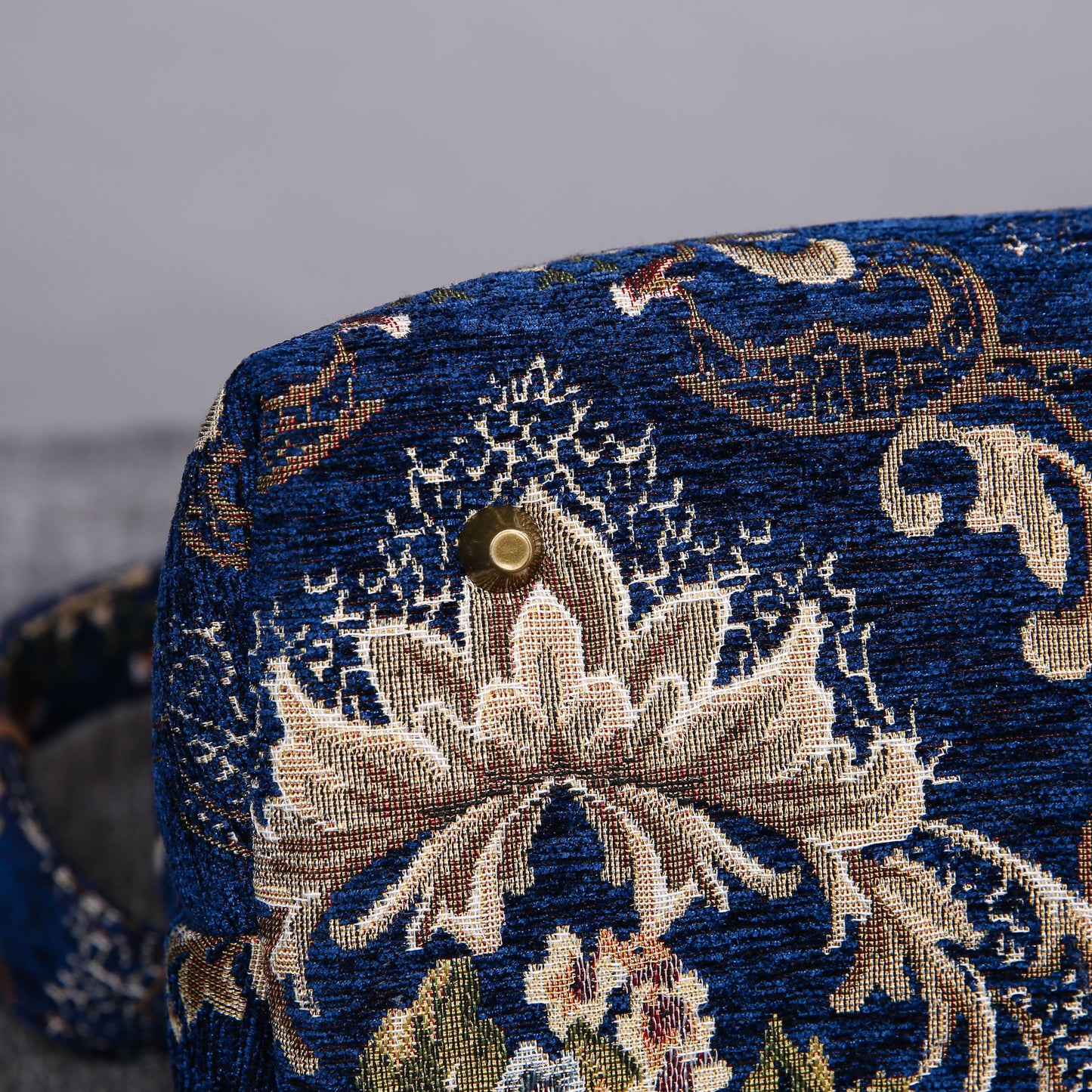 Mary Poppins Carpet Bag Floral Blue