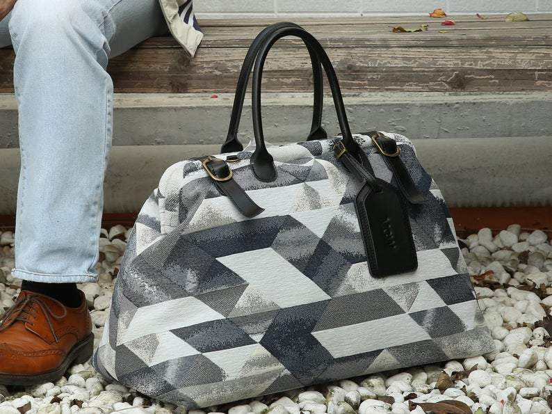Men's Carpet Bag Geometric Smoke