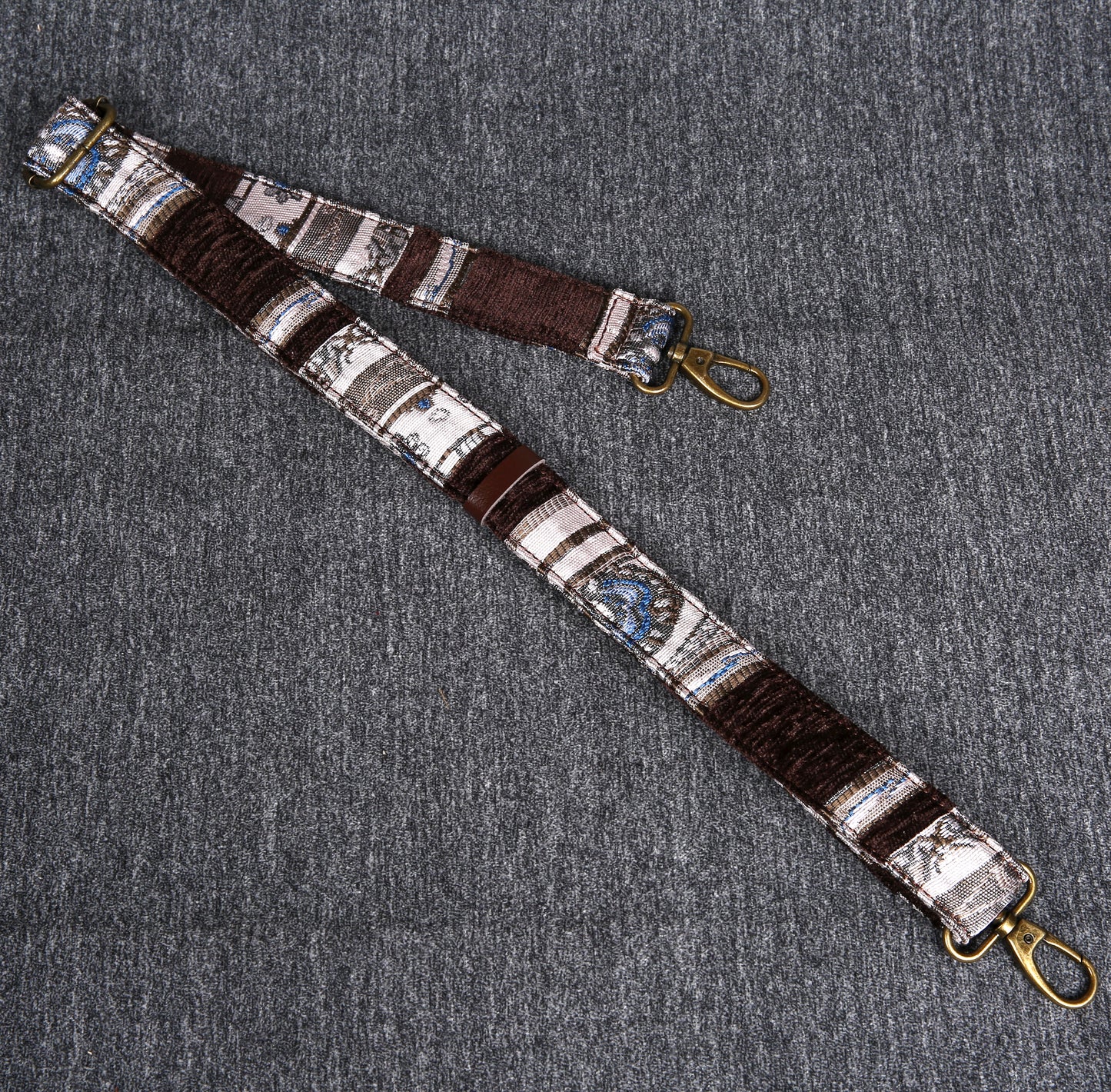 Carpet Purse Ethnic Stripes Coffee