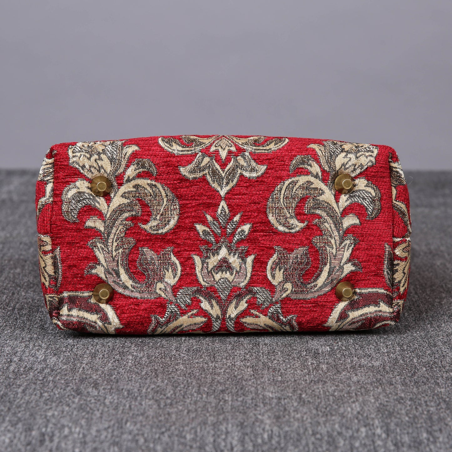 Mini Carpet Tote Victorian Blossom Red/Gold