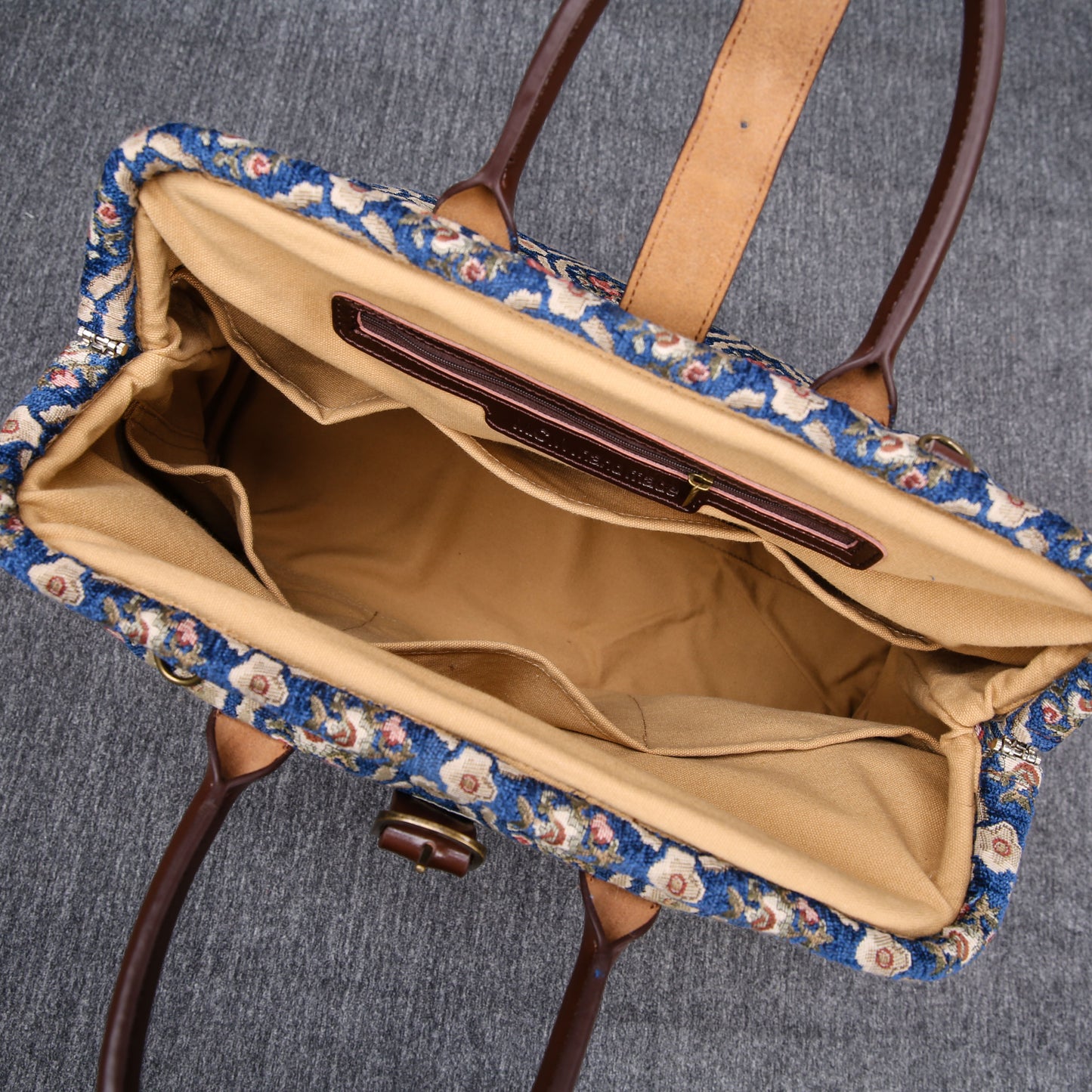 Mary Poppins Carpet Bag Traditional Blue