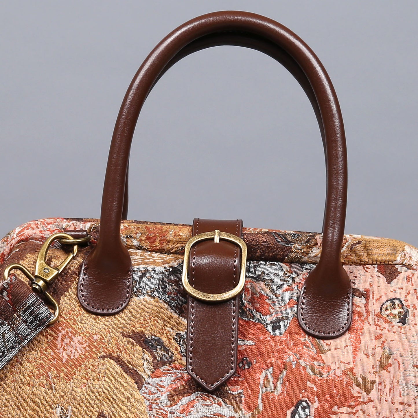 Carpet Purse Abstract Brown
