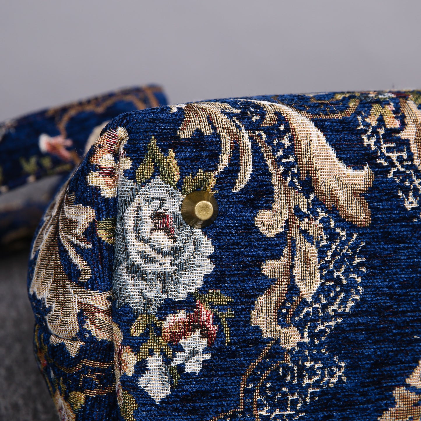 Carpet Purse Floral Blue