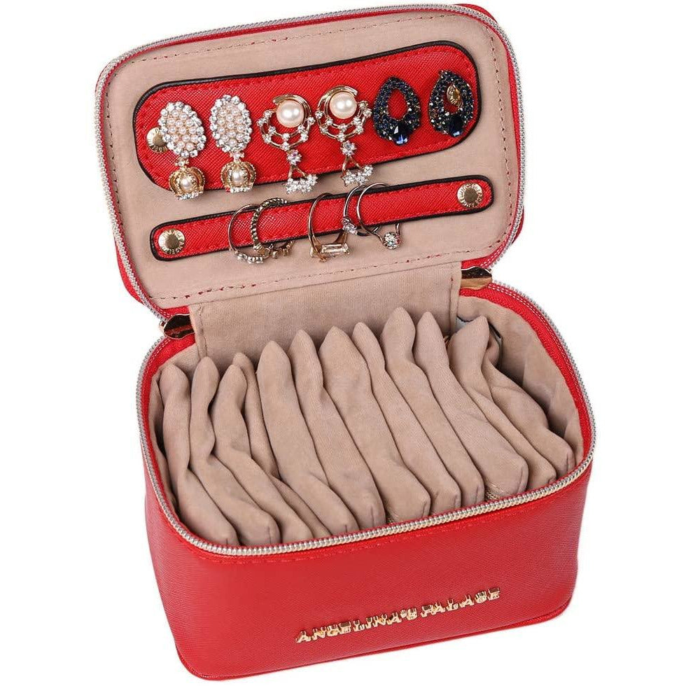 Jewelry Organizer Case<br>Bright Red