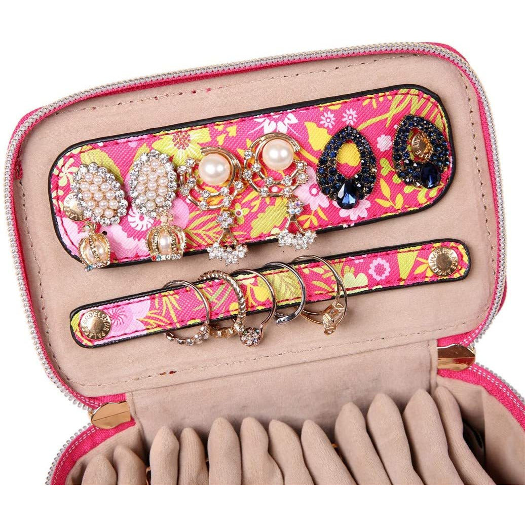 Jewelry Organizer Case Blossom Fuschia