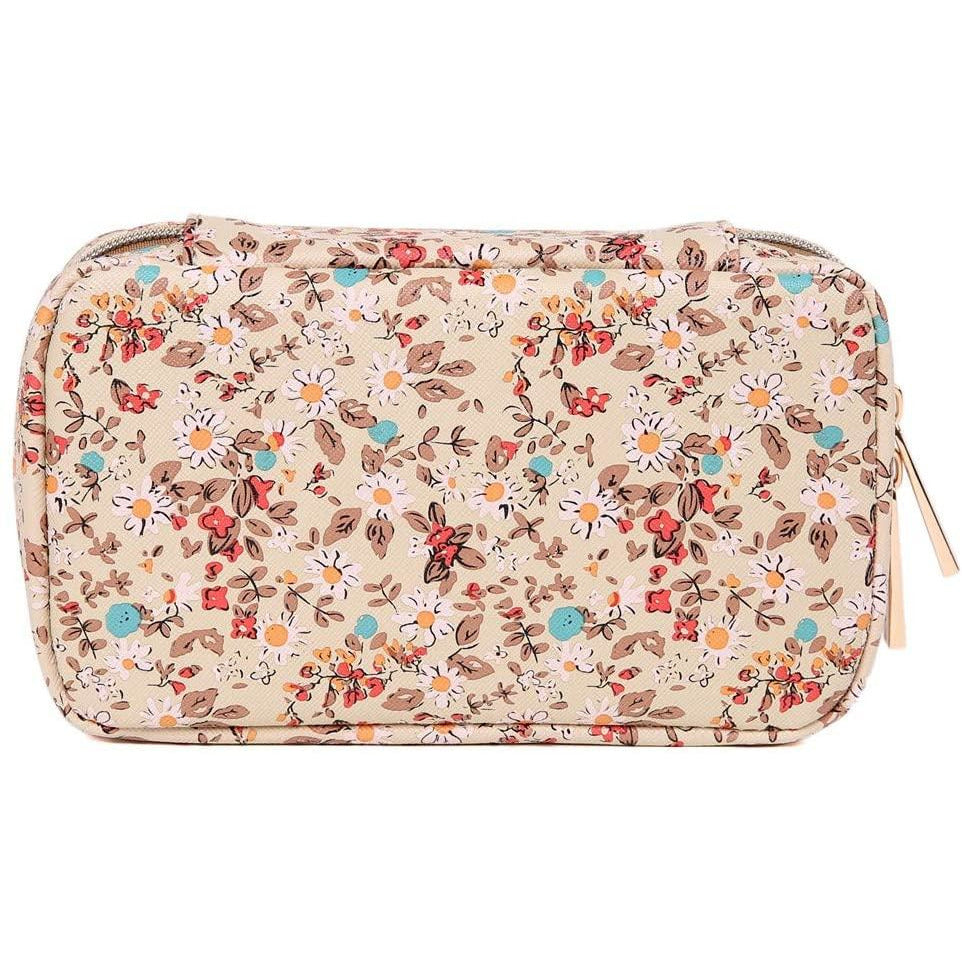 Jewelry Bag Small Blossom Tan