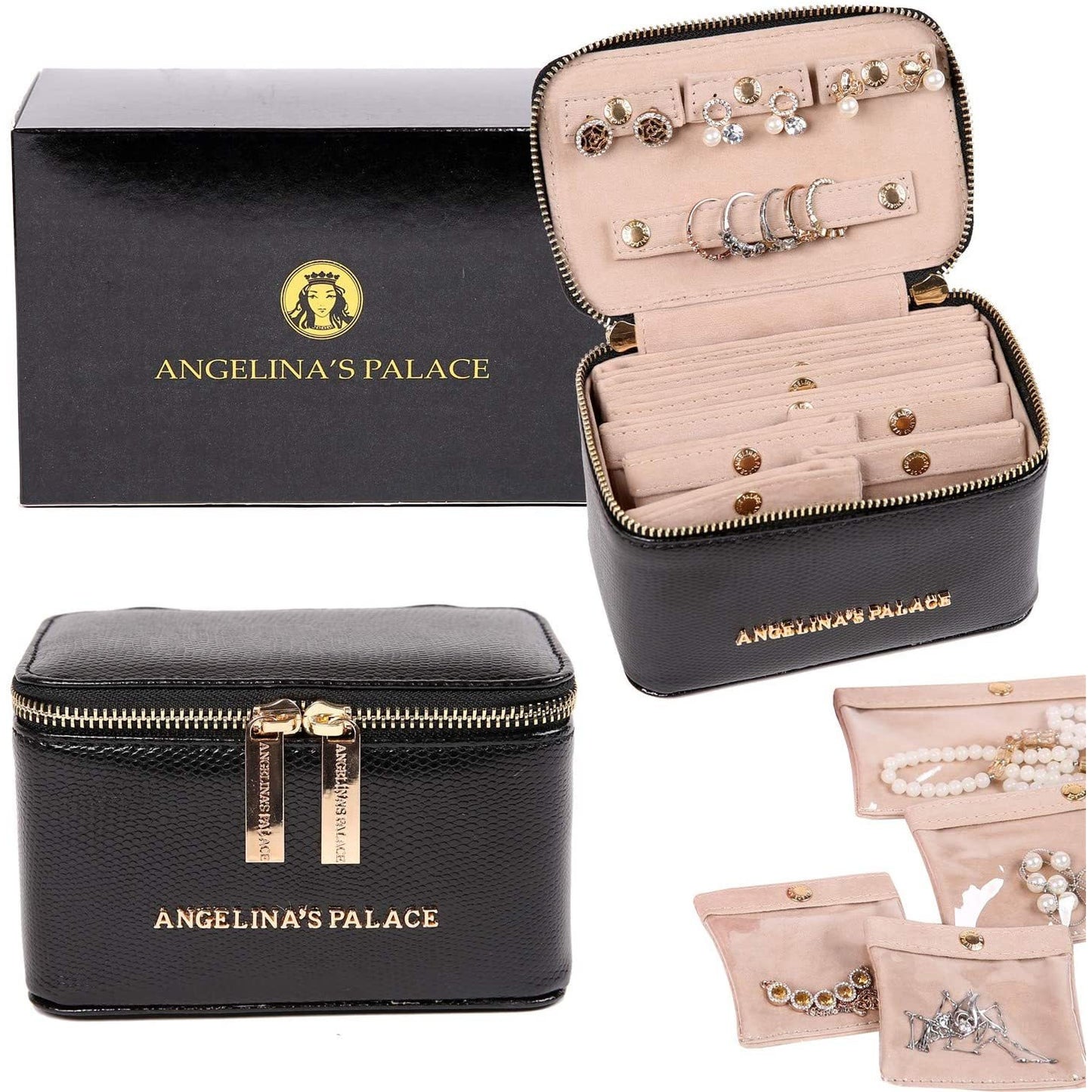 Jewelry Organizer Case Black