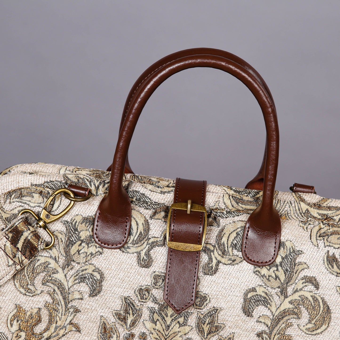 Mary Poppins Carpet Bag Victorian Blossom Cream/Gold