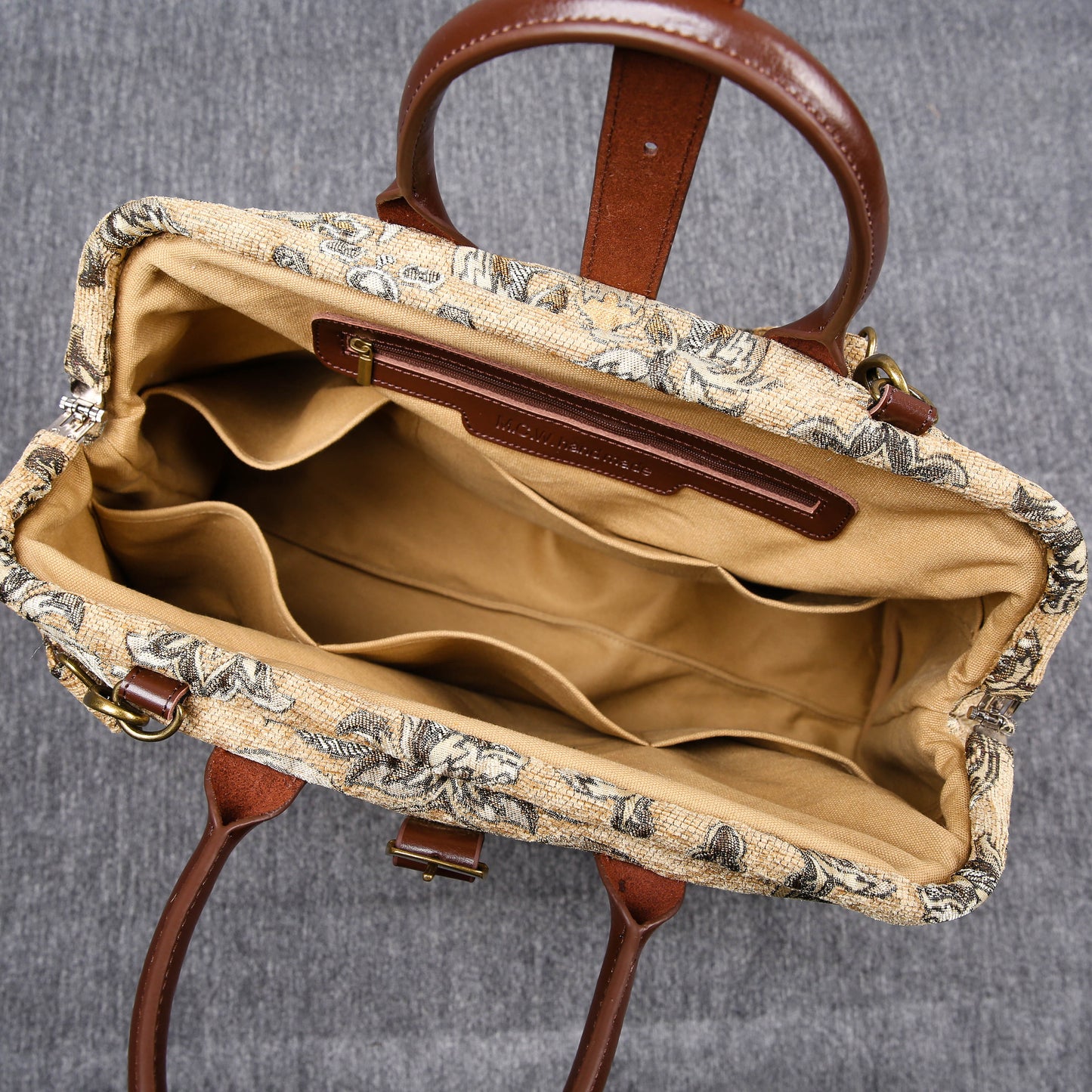 Mary Poppins Carpet Bag Victorian Blossom Beige/Gold