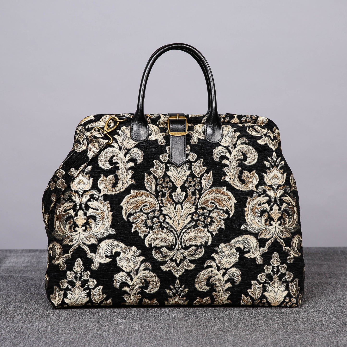 Mary Poppins Carpet Bag Victorian Blossom Black/Gold