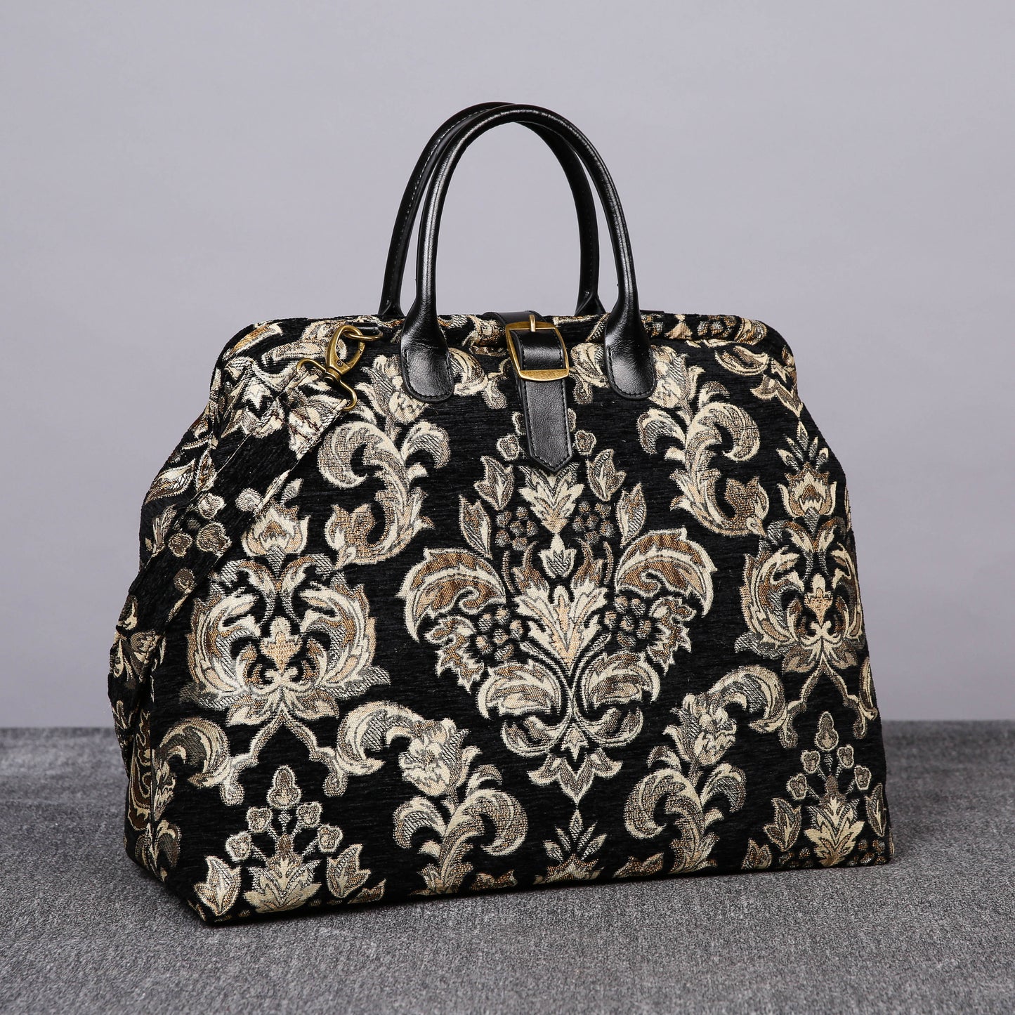 Mary Poppins Carpet Bag Victorian Blossom Black/Gold