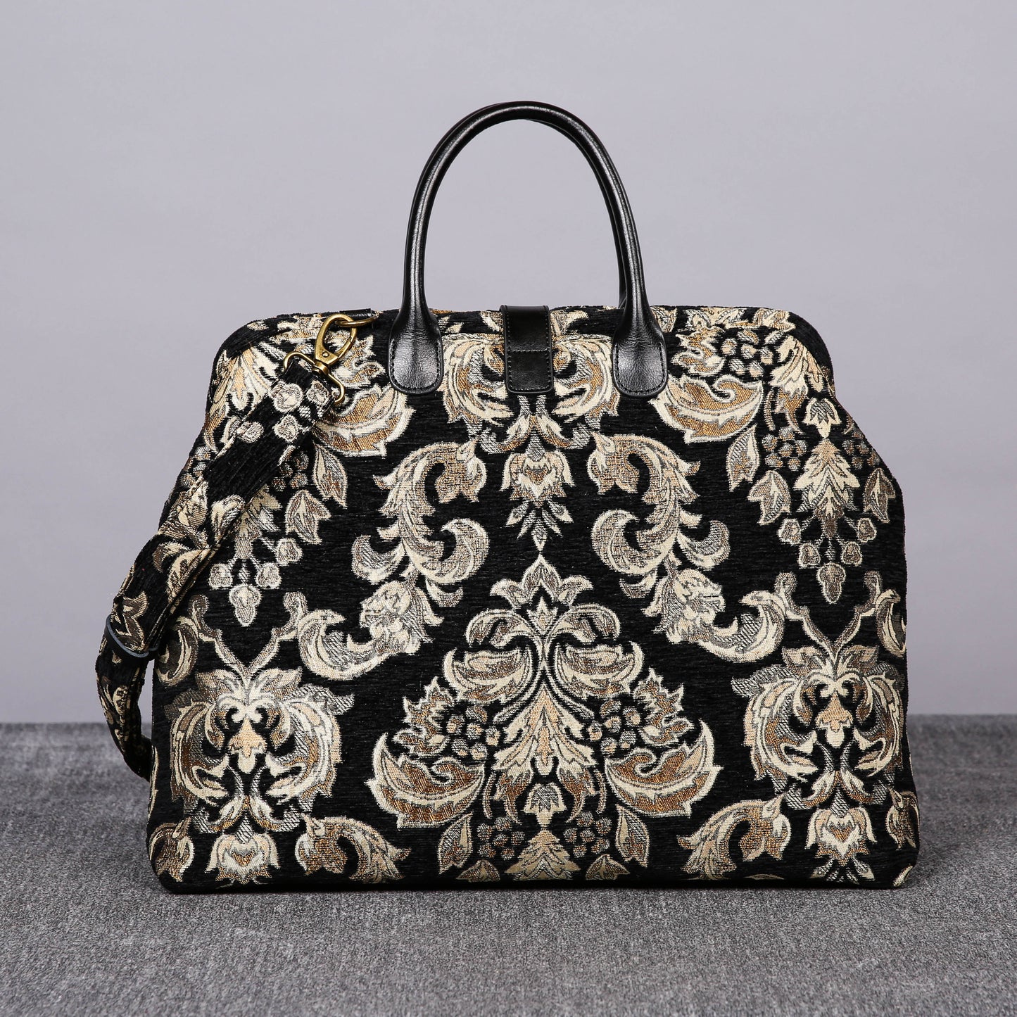 Mary Poppins Carpet Bag Victorian Blossom Black/Gold