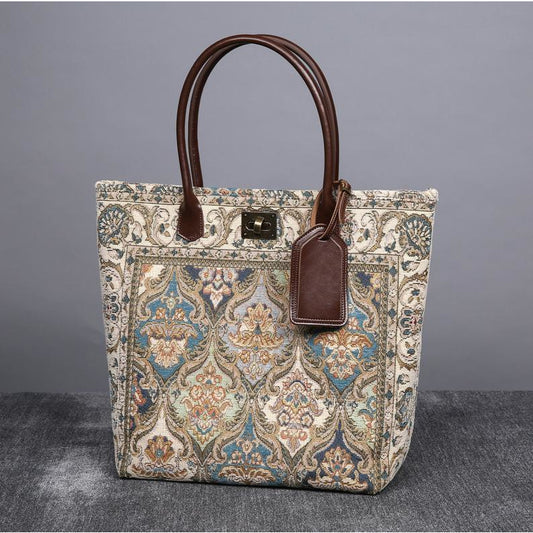 Carpet Tote Golden Age Blue