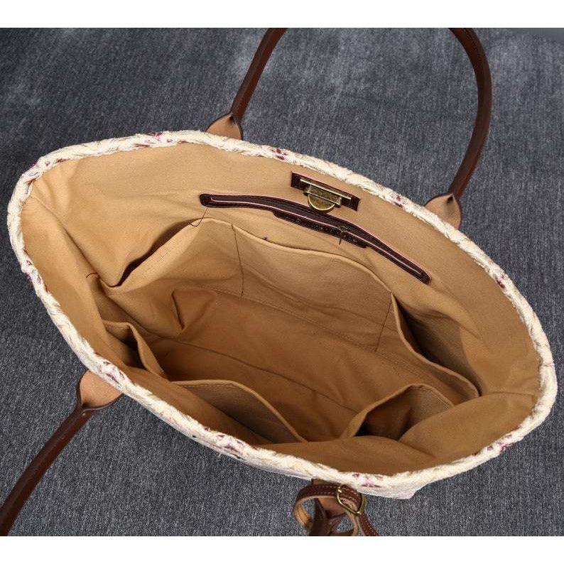 Carpet Tote Ethnic Cream