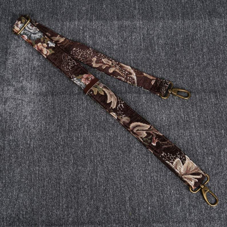 Mary Poppins Carpet Bag Floral Coffee