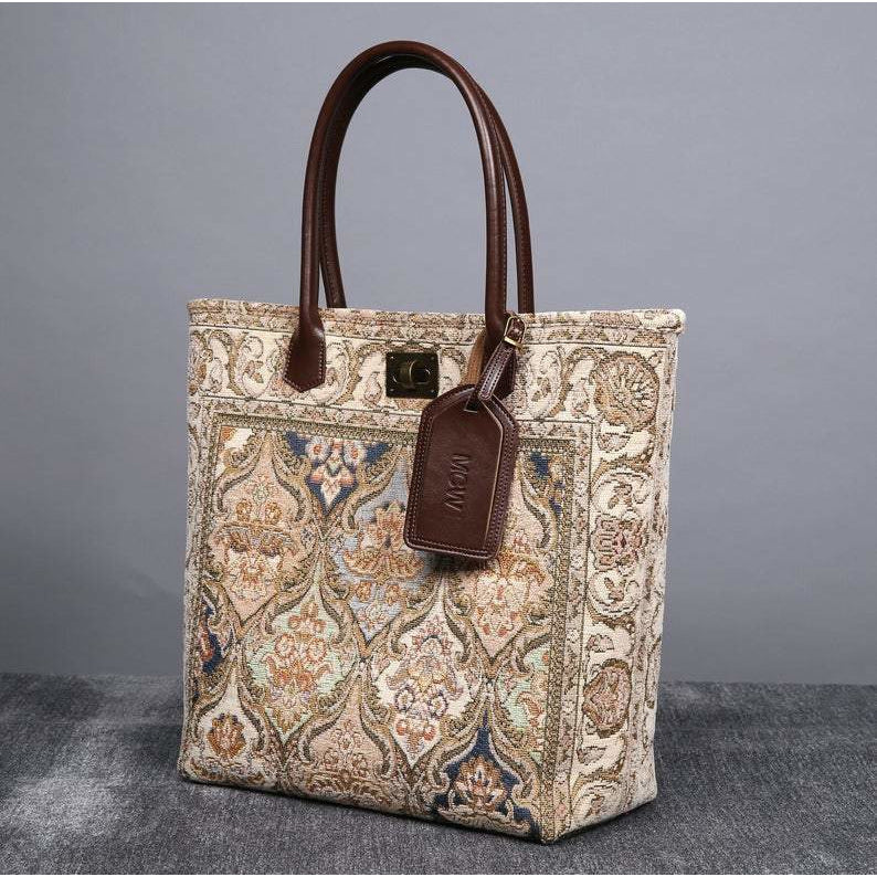Carpet Tote Golden Age Beige