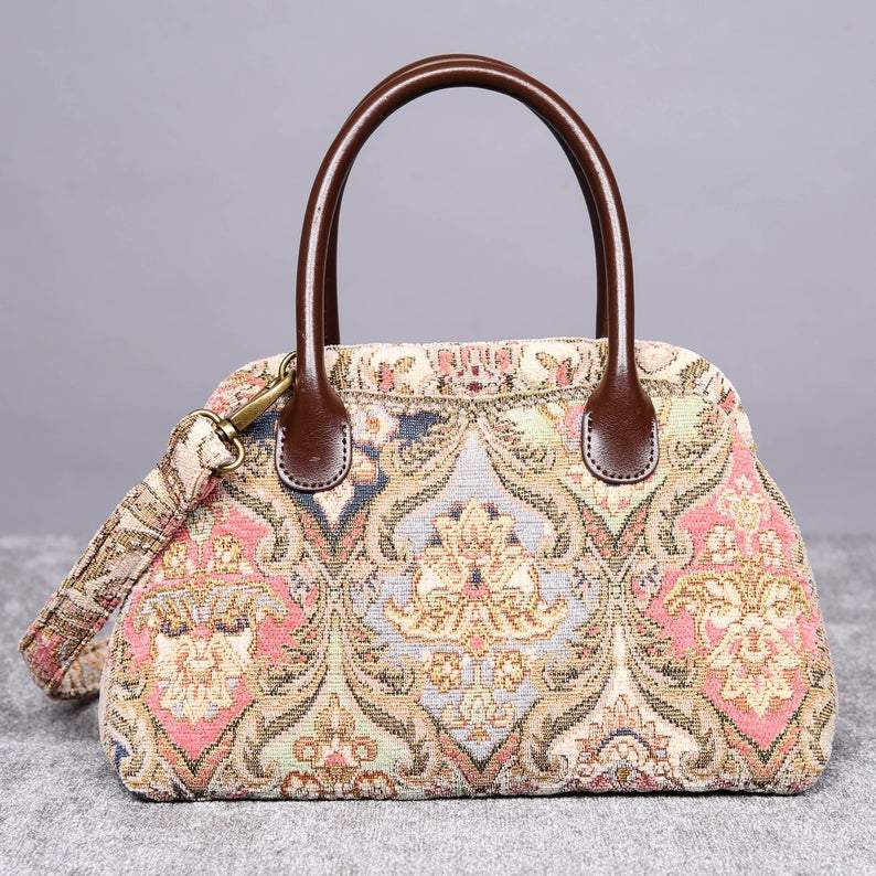 Carpet Handbag Golden Age Pink