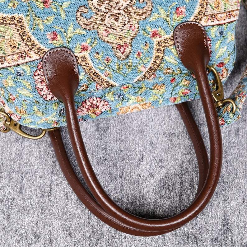 Carpet Handbag Oriental Blue