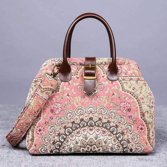 Carpet Purse Oriental Pink