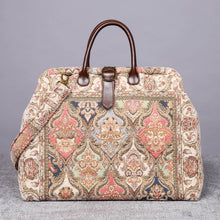 Load image into Gallery viewer, Mary Poppins Carpet Bag&lt;br&gt;Golden Age Pink
