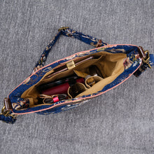 Load image into Gallery viewer, Carpet Crossbody Bag&lt;br&gt;Floral Blue
