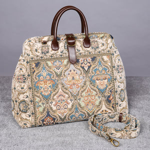 Mary Poppins Carpet Bag<br>Golden Age Blue