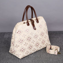 Load image into Gallery viewer, Mary Poppins Carpet Bag&lt;br&gt;Ethnic Cream
