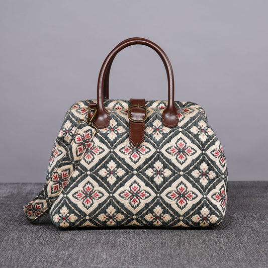 Carpet Purse Ethnic Green