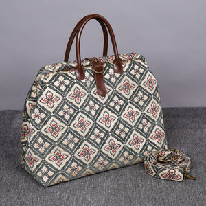 Mary Poppins Carpet Bag<br>Ethnic Green