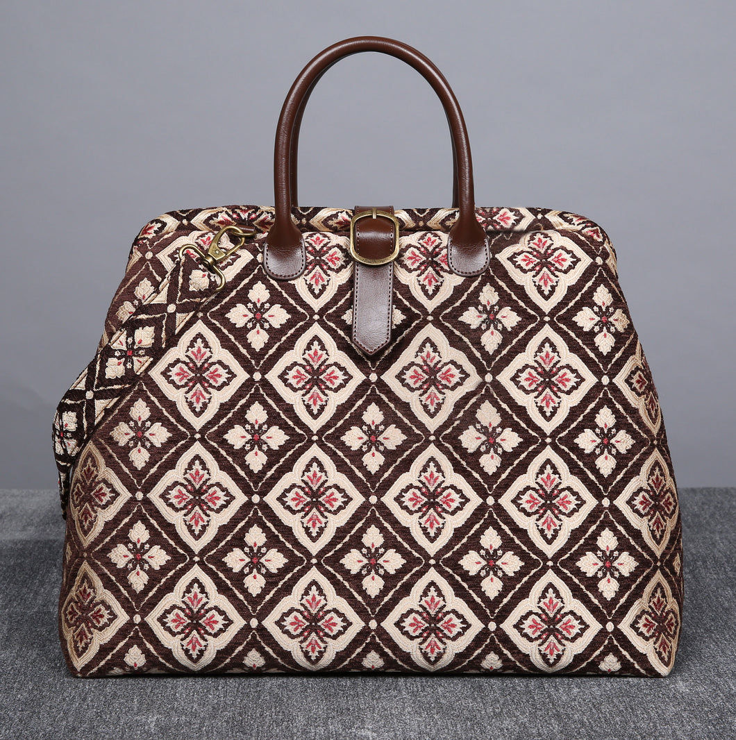 Mary Poppins Carpet Bag<br>Ethnic Coffee