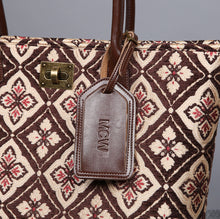 Load image into Gallery viewer, Carpet Tote&lt;br&gt;Ethnic Coffee
