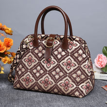 Load image into Gallery viewer, Carpet Purse&lt;br&gt;Ethnic Coffee

