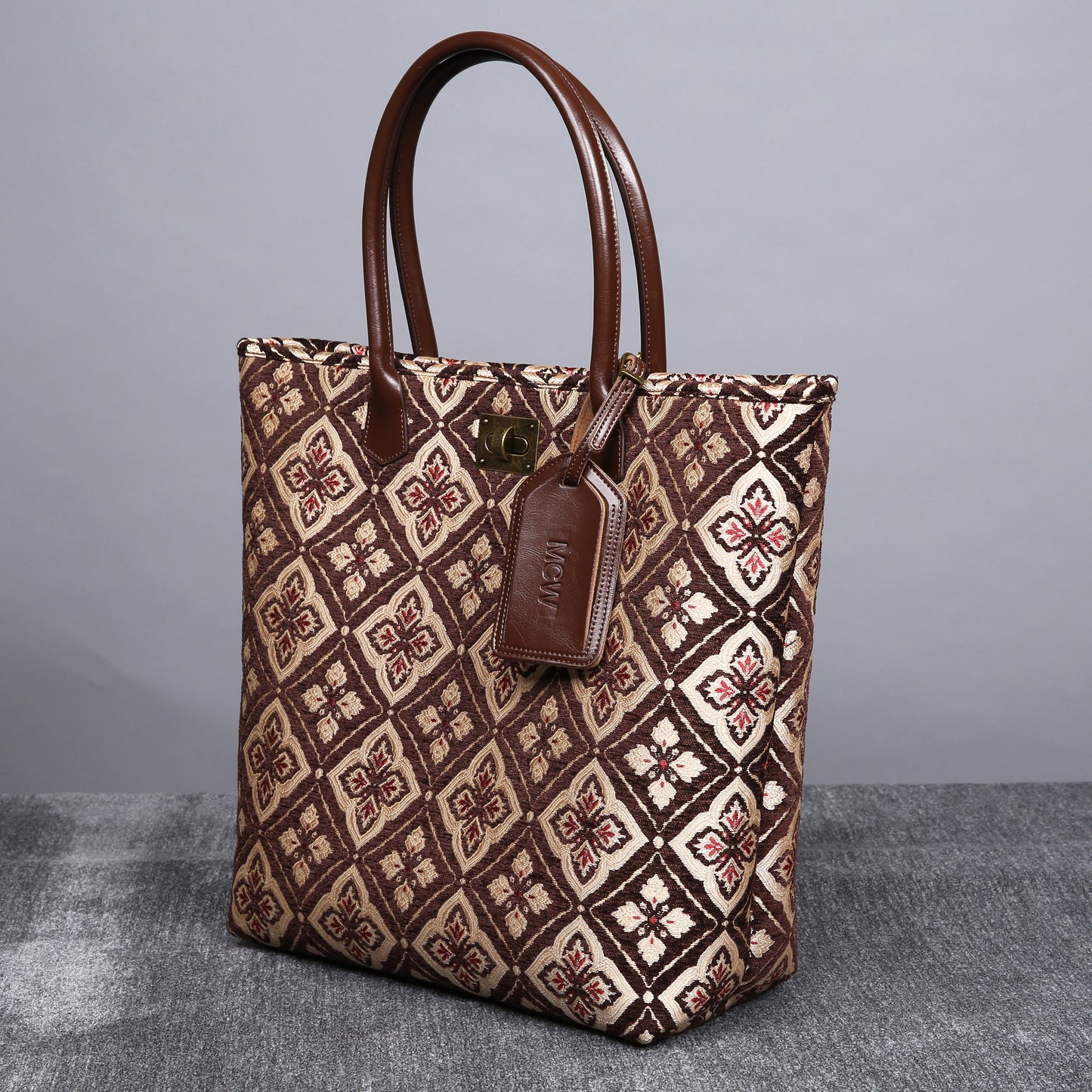 Carpet Tote Ethnic Coffee