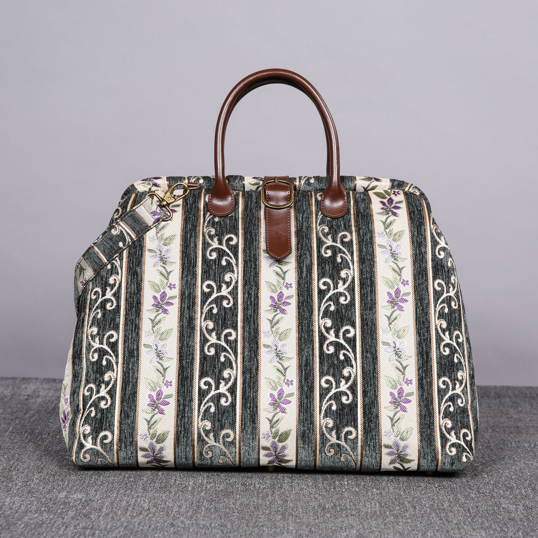 Mary Poppins Carpet Bag<br>Victorian Stripes Grass