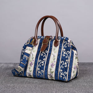 Carpet Purse<br>Victorian Stripes Navy