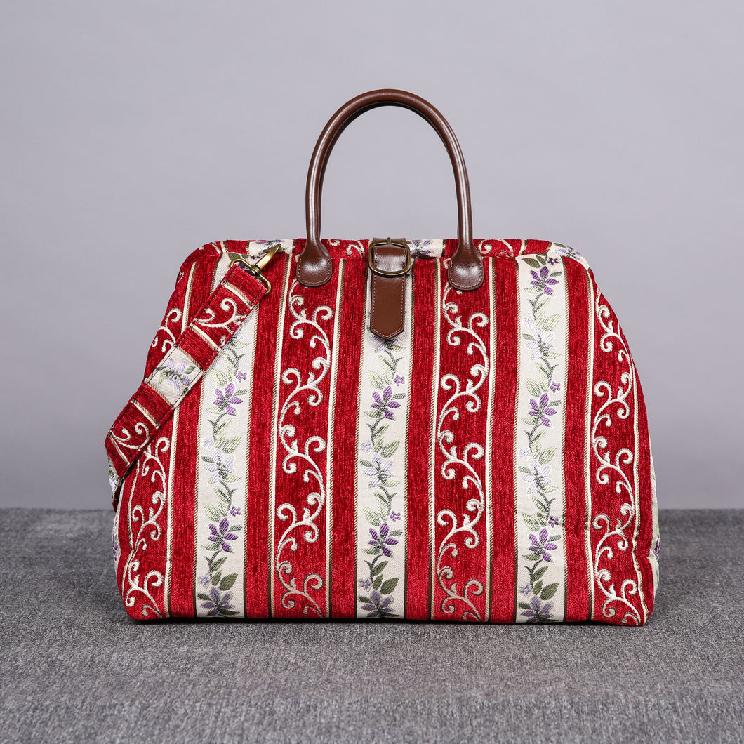 Mary Poppins Carpet Bag<br>Victorian Stripes Coffee
