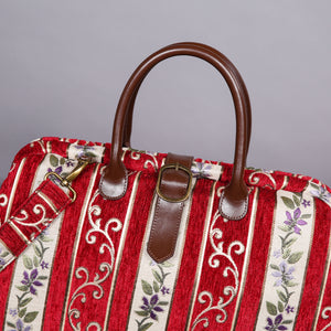 Mary Poppins Carpet Bag<br>Victorian Stripes Coffee