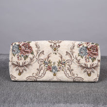 Load image into Gallery viewer, Mary Poppins Carpet Bag&lt;br&gt;Floral Cream
