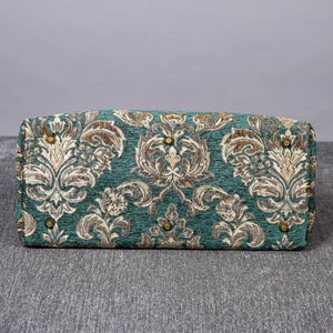 Mary Poppins Carpet Bag<br>Victorian Blossom Green/Gold