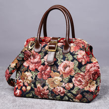 Load image into Gallery viewer, Carpet Purse&lt;br&gt;Floral Rose
