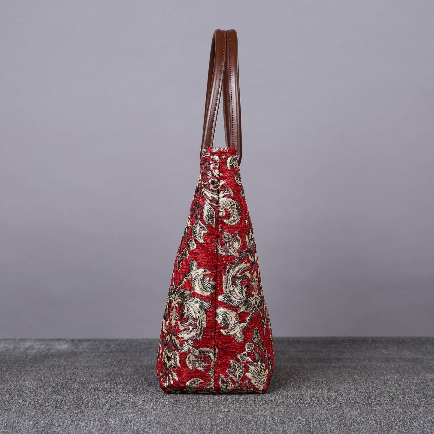 Carpet Tote Victorian Blossom Red/Gold