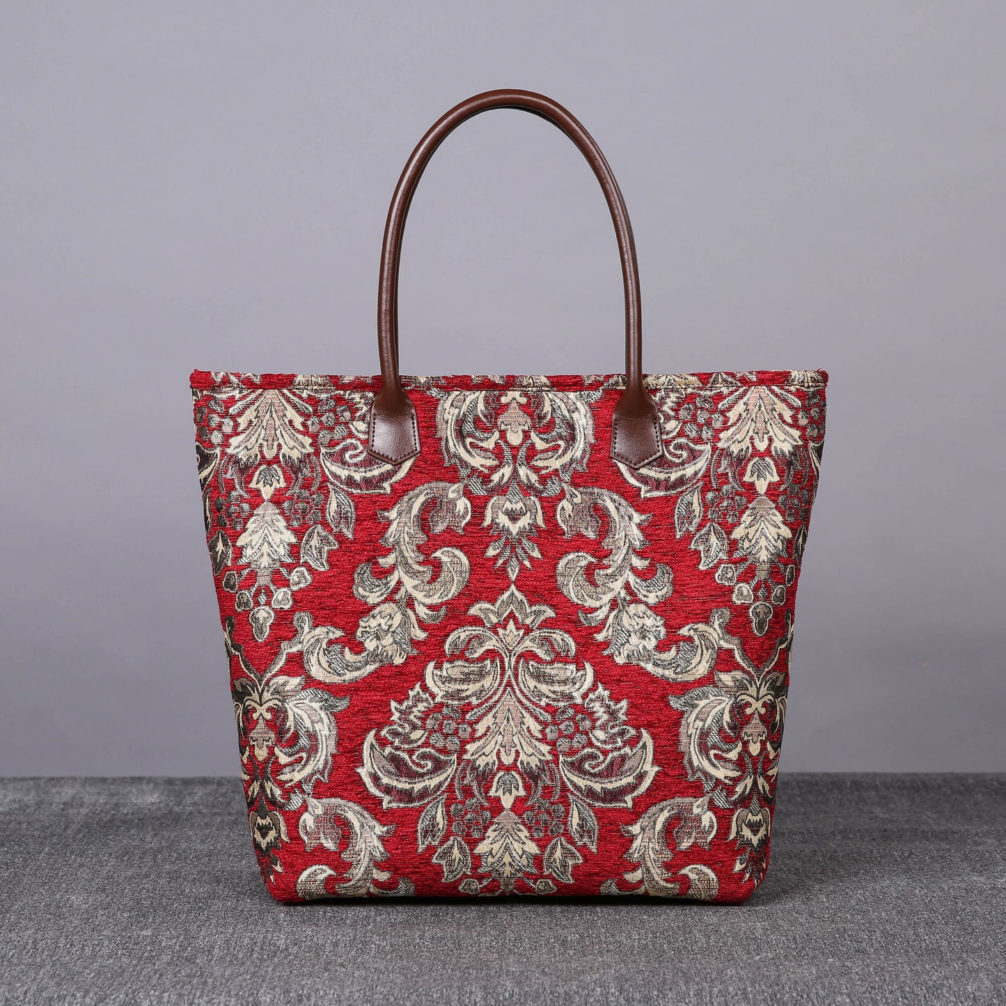 Carpet Tote Victorian Blossom Red/Gold
