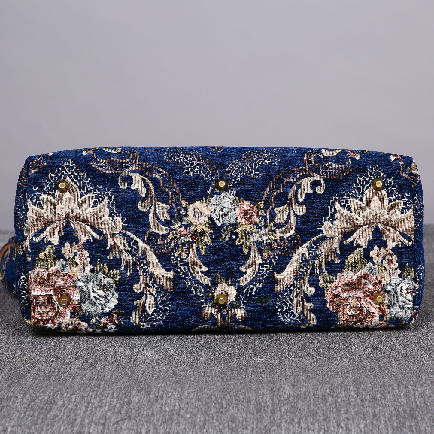 Mary Poppins Carpet Bag Floral Blue