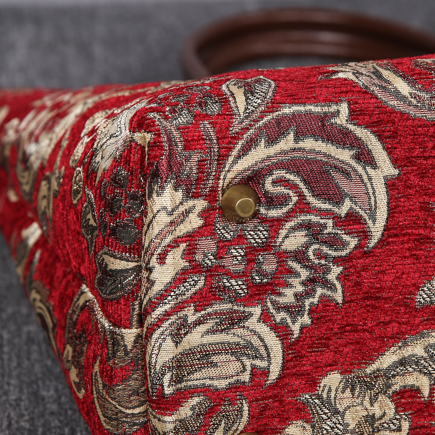 Carpet Tote Victorian Blossom Red/Gold