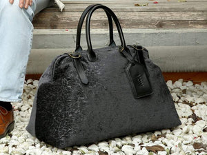Men's Carpet Bag<br>Black Crack