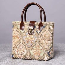 Load image into Gallery viewer, Mini Carpet Tote&lt;br&gt;Golden Age Beige
